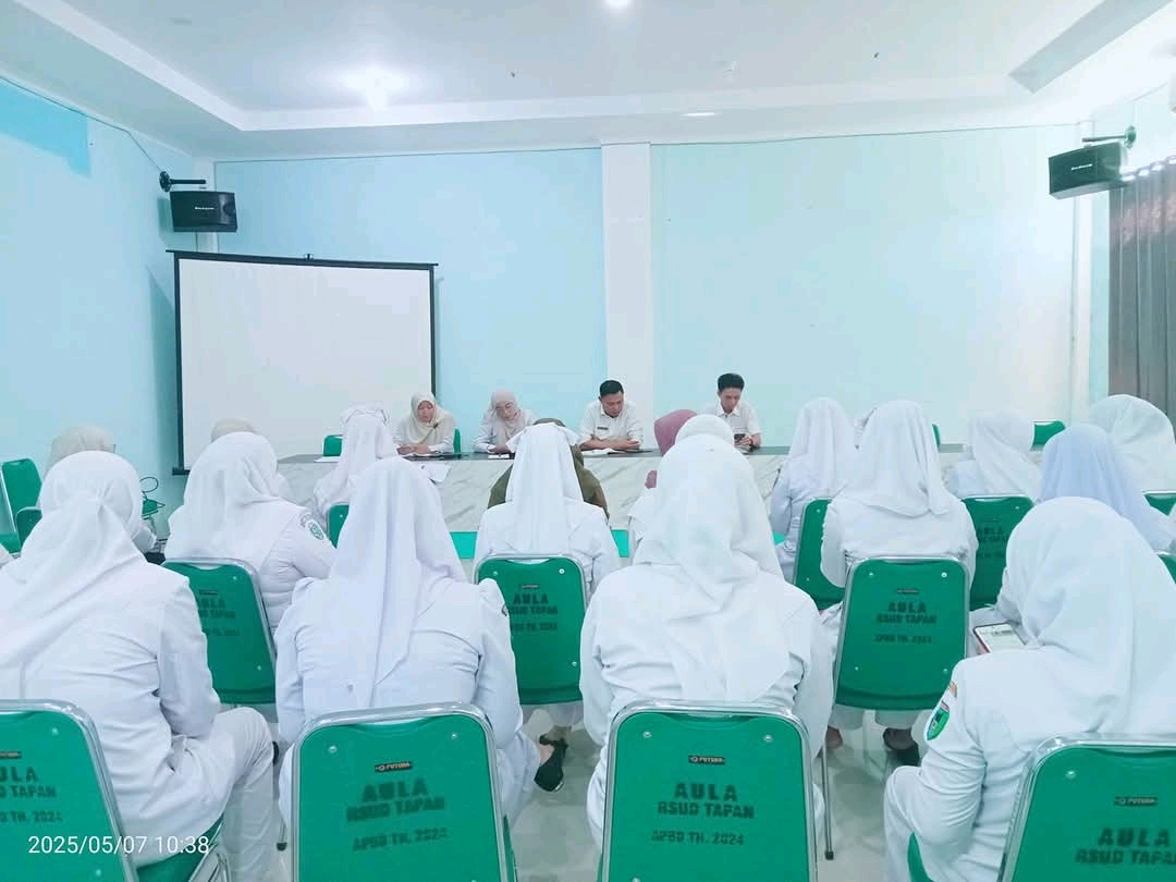 Rapat Karu/Katim dan Pengawas di RSUD Tapan 