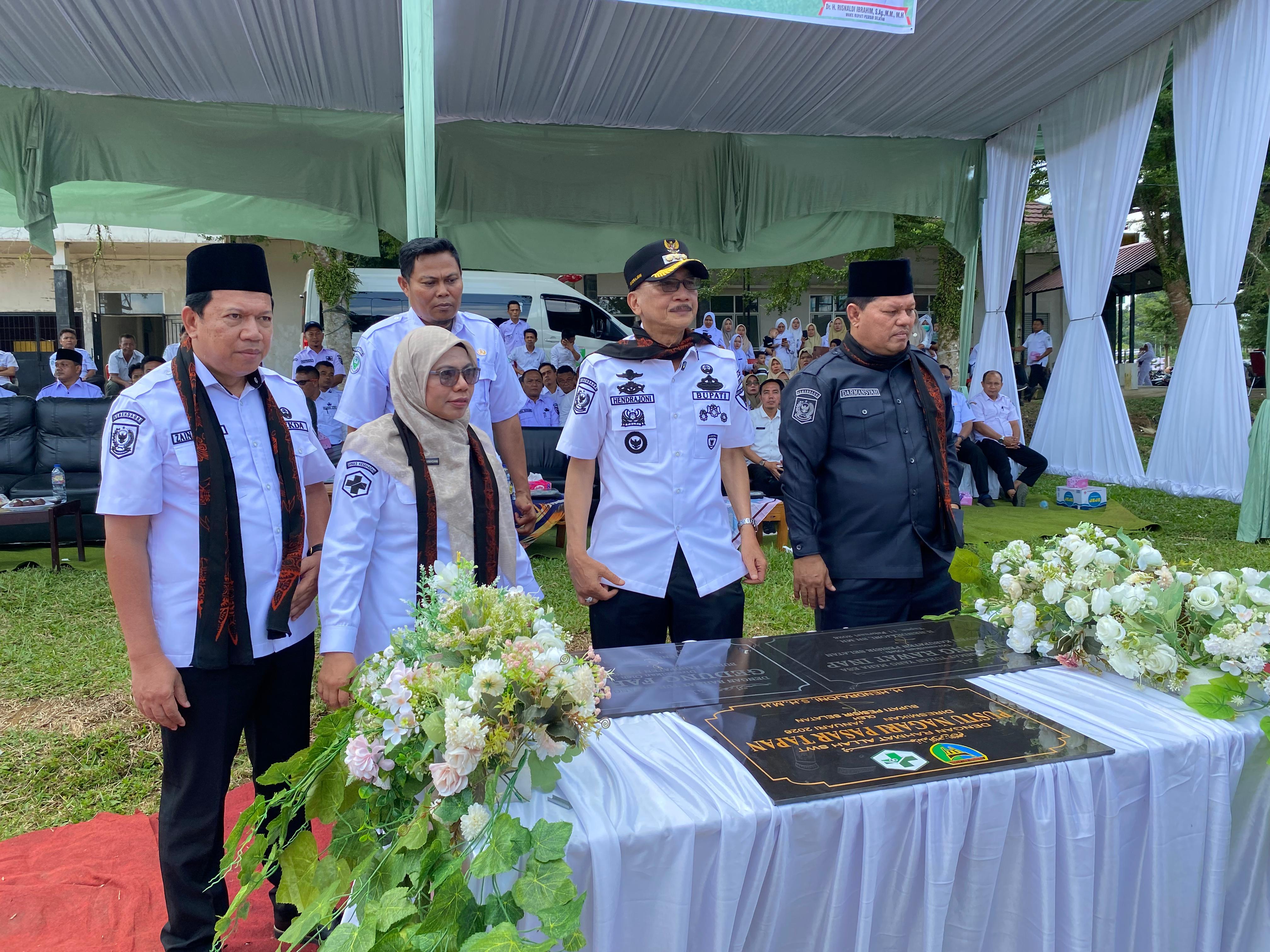 Peresmian Gedung Baru Rawat Inap dan Farmasi RSUD Tapan oleh Bupati Pesisir Selatan