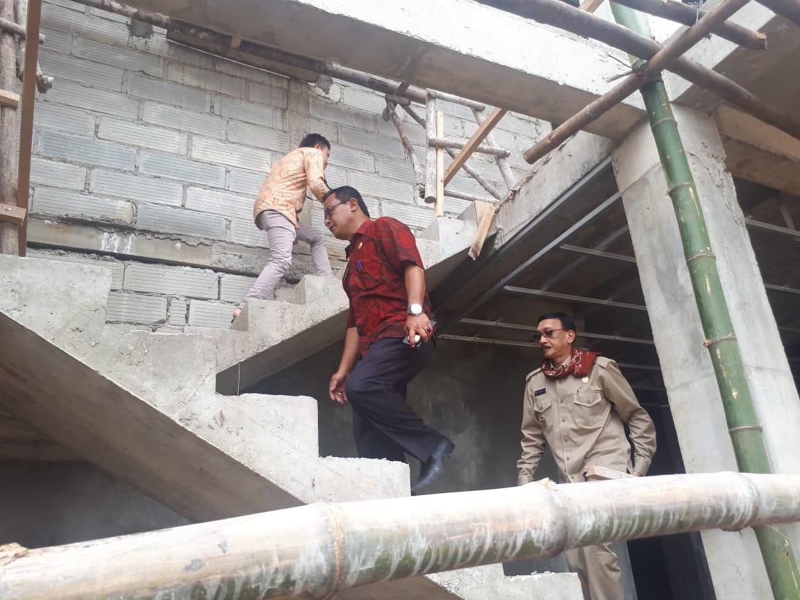 Kunjungan Bapak Bupati Pesisir Selatan ke RSUD Tapan dalam rangka pemantauan pembangunan IGD RSUD Ta