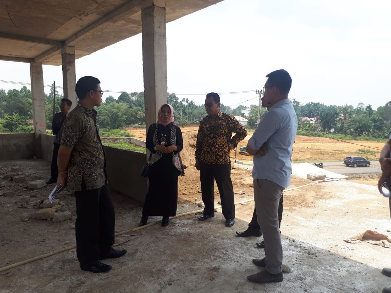 Kunjungan Ibuk Kepala Kejaksaan Tinggi Negeri Pesisir Selatan sebagai pendampingan TP4D pembangunan 