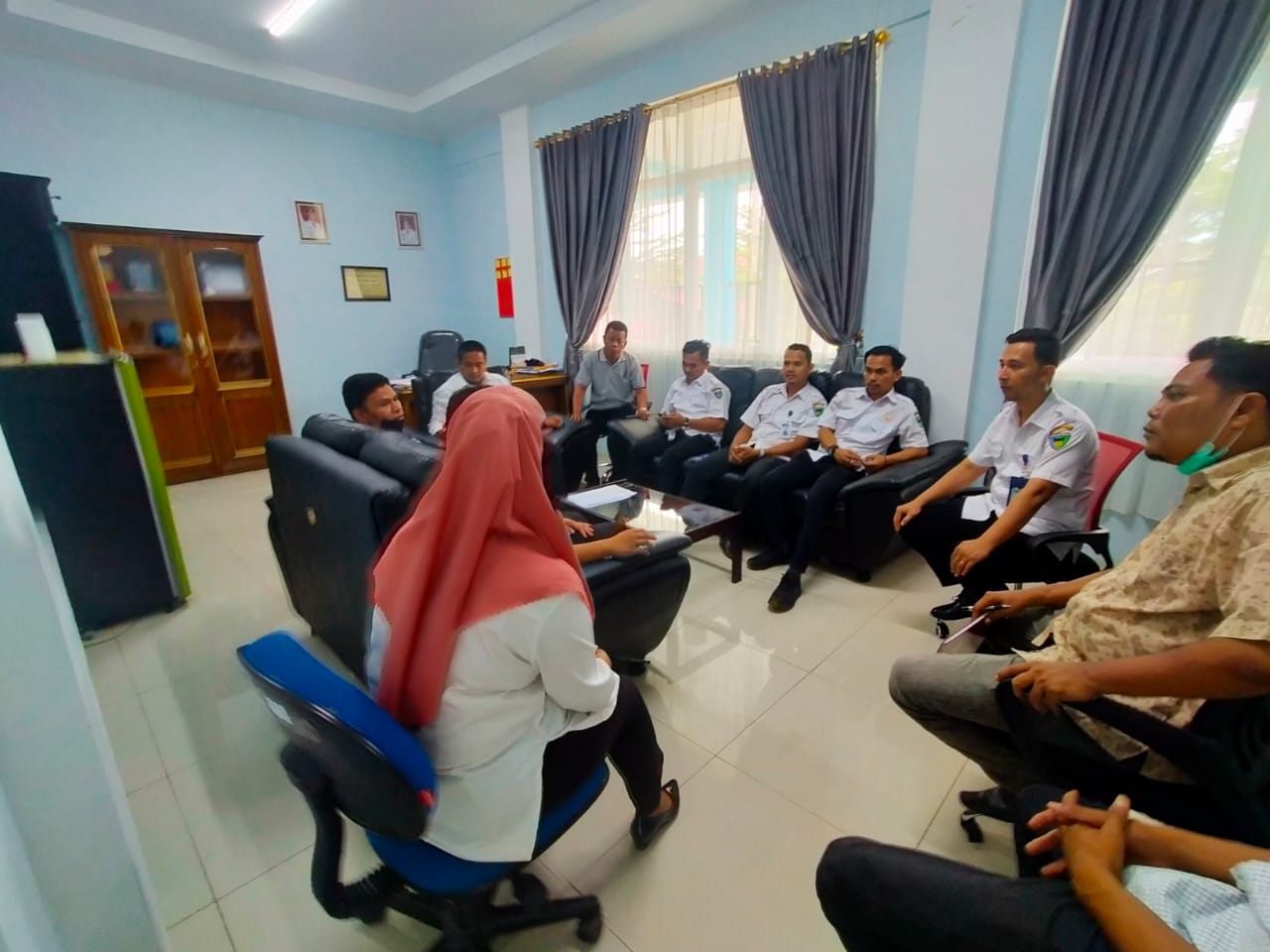 Kunjungan kominfo pesisir selatan ke RSUD Tapan