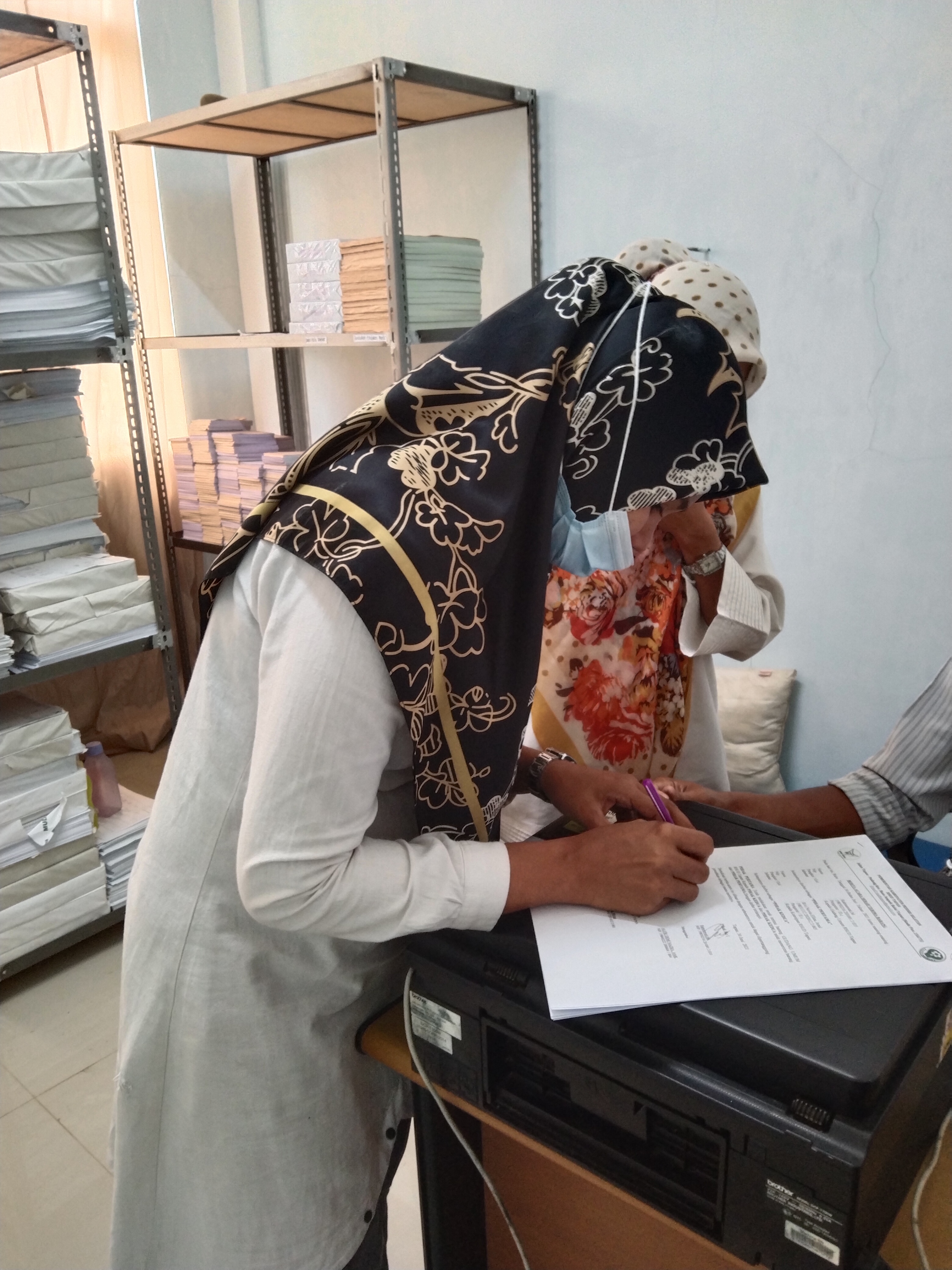 Serah Terima jabatan Kegudangan Alat Tulis Kantor RSUD Tapan