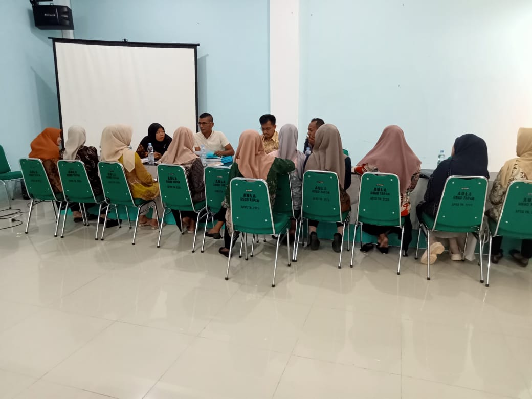 Kunjungan Dinas perpustakaan dan kearsipan di RSUD Tapan