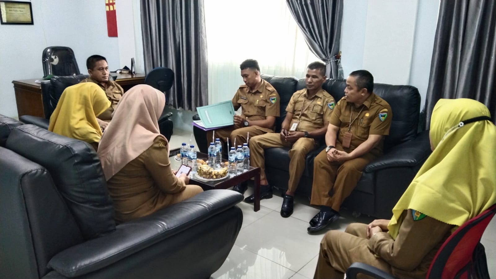 Kunjungan untuk penilaian Arsip Dari Dinas Kearsipan Kabupaten Pesisir Selatan ke RSUD Tapan